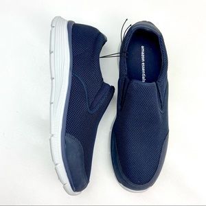 NEW Amazon essentials Mens Nevy Blue Slip on Sport Casual Sneakers Size 10